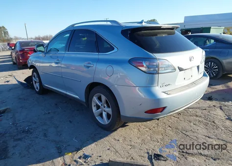 2010 Lexus Rx 350 z USA, uszkodzony, nr VIN 2T2BK1BA0AC012960